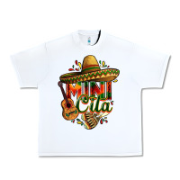 White Mini cita Urban Heavy Tee - FaDigitalArtStudio