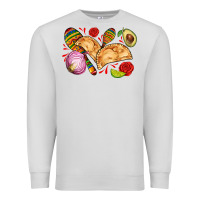 Dove Grey empanadas roses onion lime and avocado Premium Sweatshirt - AdoDesignShop