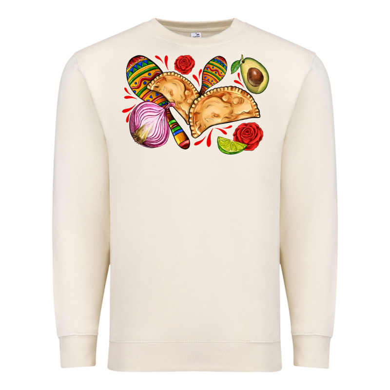 Empanadas Roses Onion Lime And Avocado Premium Sweatshirt by AdoDesignShop | Teevron