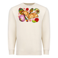 Sandshell empanadas roses onion lime and avocado Premium Sweatshirt - AdoDesignShop