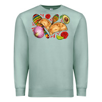 Seafoam empanadas roses onion lime and avocado Premium Sweatshirt - AdoDesignShop