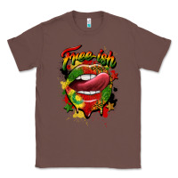 Chestnut free ish juneteenth lips Classic Tee - CowGirlArtShop