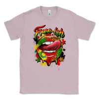 Lilac free ish juneteenth lips Classic Tee - CowGirlArtShop