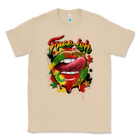 Mushroom free ish juneteenth lips Classic Tee - CowGirlArtShop