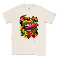 Natural free ish juneteenth lips Classic Tee - CowGirlArtShop