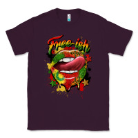 Plum free ish juneteenth lips Classic Tee - CowGirlArtShop