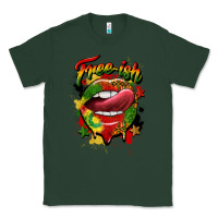 Sports Green free ish juneteenth lips Classic Tee - CowGirlArtShop