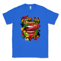 True Royal free ish juneteenth lips Classic Tee - CowGirlArtShop