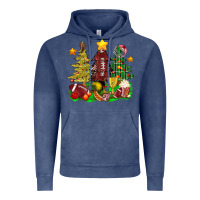 Vintage Denim christmas with american football trees bbs Vintage Hoodie - BundleAndBundleShop