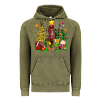 Vintage Olive christmas with american football trees bbs Vintage Hoodie - BundleAndBundleShop