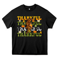 Black Thankful Thankful Thankful Heavy Core Tee - NancyCooperArtShop