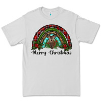Dove Grey reindeer rainbow christmas Premium Tee - RanaPortraitStore