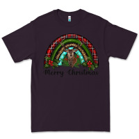 Plum reindeer rainbow christmas Premium Tee - RanaPortraitStore