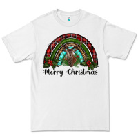 White reindeer rainbow christmas Premium Tee - RanaPortraitStore