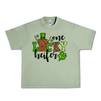 Oil Green St. Patrick's Day One lucky Heifer Urban Heavy Tee - OliviaCreatesArt