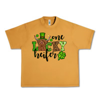 Peanut Butter St. Patrick's Day One lucky Heifer Urban Heavy Tee - OliviaCreatesArt