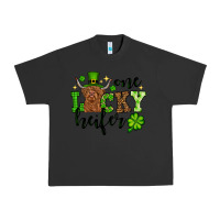 Pigment Black St. Patrick's Day One lucky Heifer Urban Heavy Tee - OliviaCreatesArt