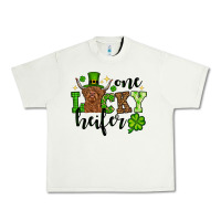 St. Patrick's Day One Lucky Heifer Urban Heavy Tee | Teevron