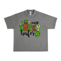 Tornado St. Patrick's Day One lucky Heifer Urban Heavy Tee - OliviaCreatesArt