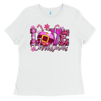 Love Christmas Pink Ladies Tee | Teevron