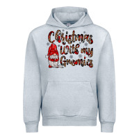 Heather Grey christmas with my gnomies Urban Hoodie - JahusDesignShop