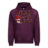 Mauve Wine christmas with my gnomies Urban Hoodie - JahusDesignShop