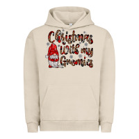 Pigment French Oak christmas with my gnomies Urban Hoodie - JahusDesignShop