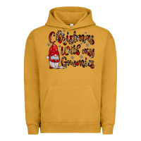 Pigment Peanut Butter christmas with my gnomies Urban Hoodie - JahusDesignShop