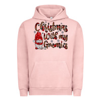 Pigment Salmon christmas with my gnomies Urban Hoodie - JahusDesignShop