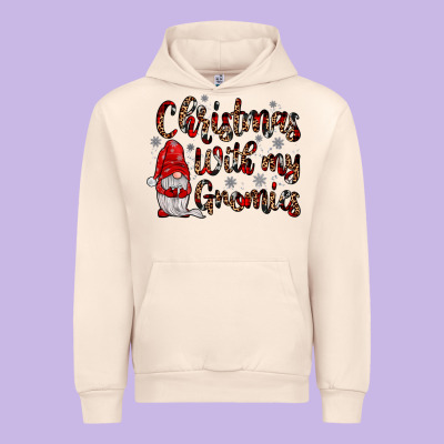 Christmas With My Gnomies Urban Hoodie Designed By Jahusdesignshop