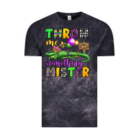 Cloud Black throw me something mister mardi gras olivia Vintage Tee - OliviaCreatesArt
