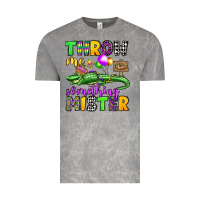 Cloud Rock throw me something mister mardi gras olivia Vintage Tee - OliviaCreatesArt