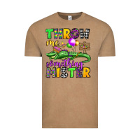 Vintage Coffee throw me something mister mardi gras olivia Vintage Tee - OliviaCreatesArt