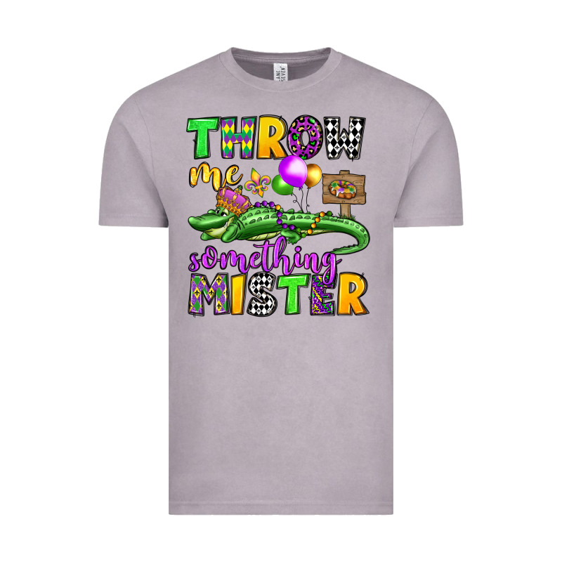 Throw Me Something Mister Mardi Gras Olivia Vintage Tee by OliviaCreatesArt | Teevron