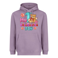 Lavender my first valentines day Heavyweight Hoodie - AdoDesignShop