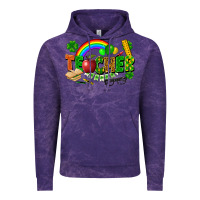 Cloud Purple teacher st patrick Vintage Hoodie - FaDigitalArtStudio