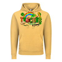 Vintage Mustard teacher st patrick Vintage Hoodie - FaDigitalArtStudio