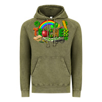 Vintage Olive teacher st patrick Vintage Hoodie - FaDigitalArtStudio