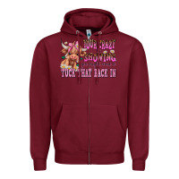 Burgundy your crazy is showing you might want to tuck that Zipper Hoodie - AdoDesignShop