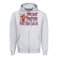 Heather Grey your crazy is showing you might want to tuck that Zipper Hoodie - AdoDesignShop