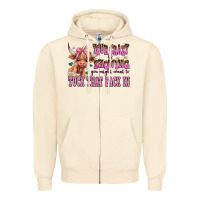 Sandshell your crazy is showing you might want to tuck that Zipper Hoodie - AdoDesignShop