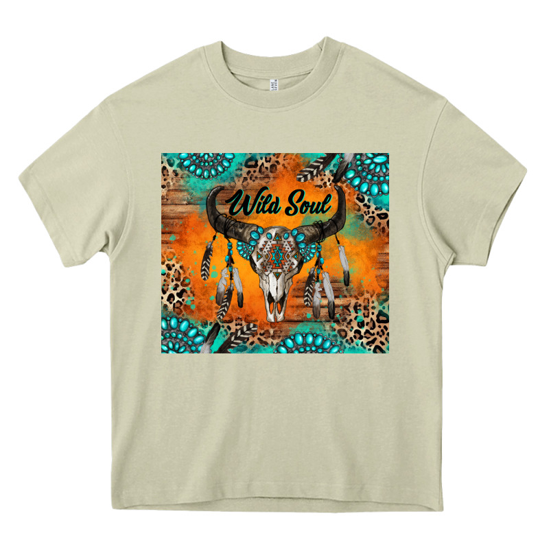 Wild Soul Boho Bull Skull Heavy Core Tee by RanaPortraitStore | Teevron