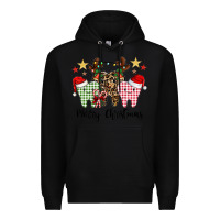 Black merry christmas tooth Premium Hoodie - CowhideDigitalArt
