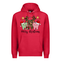 Cardinal merry christmas tooth Premium Hoodie - CowhideDigitalArt