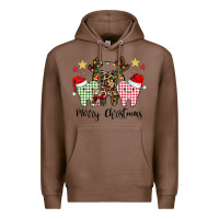 Chestnut merry christmas tooth Premium Hoodie - CowhideDigitalArt