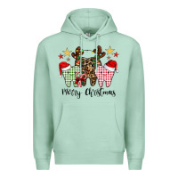 Seafoam merry christmas tooth Premium Hoodie - CowhideDigitalArt