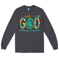 Smoke with god all things are possible with turquoise gemstone bbs Long Sleeve Tee - BundleAndBundleShop