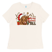 Bone merry christmas yall Ladies Tee - CowGirlArtShop