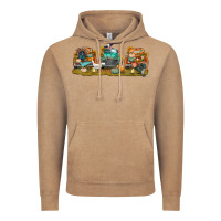 Vintage Coffee thanksgiving trucks bbs Vintage Hoodie - BundleAndBundleShop