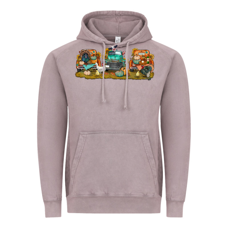 Thanksgiving Trucks Bbs Vintage Hoodie by BundleAndBundleShop | Teevron